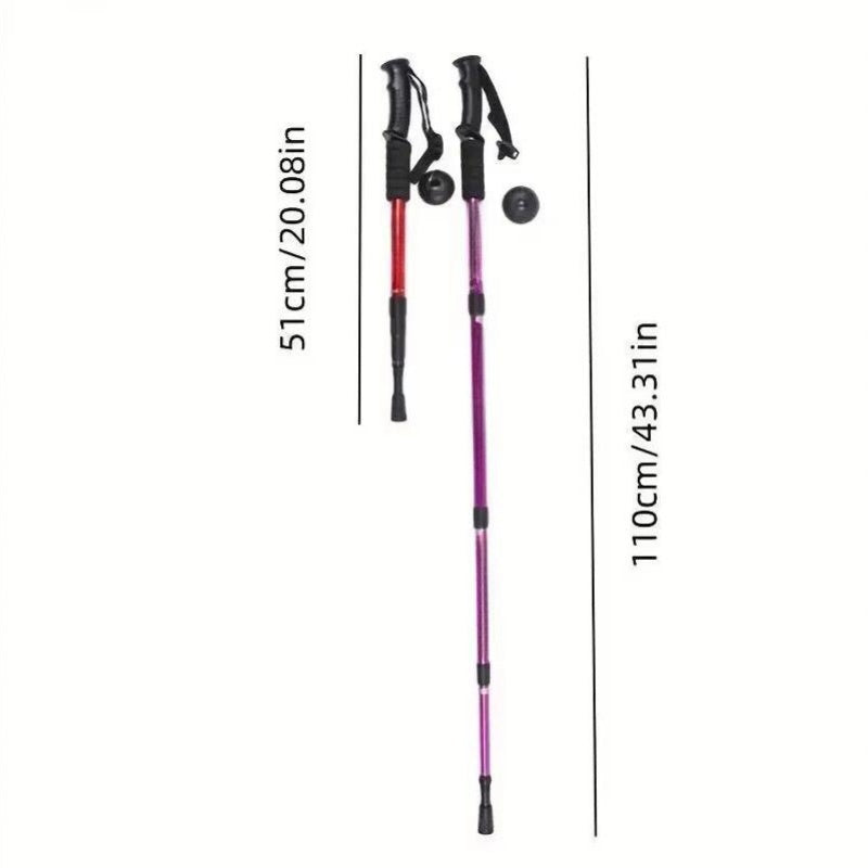 Trekking Poles Shock Absorption Foldable Ultralight