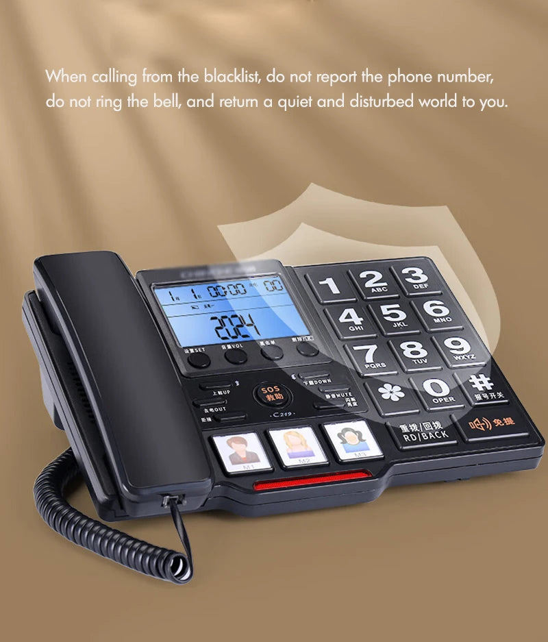 Big Button Senior Phone: Voice, Caller ID, Call Block