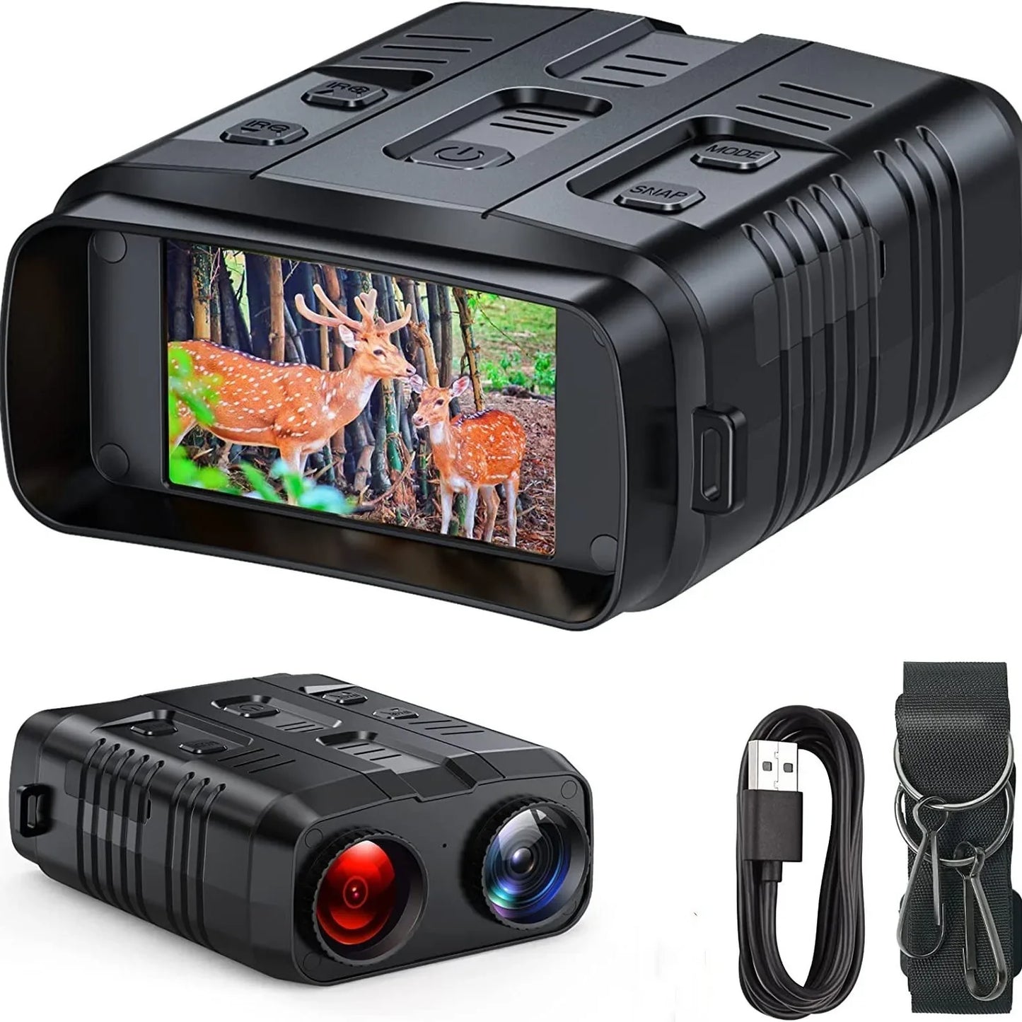 4K Infrared Night Vision Binoculars 10x Zoom WiFi Telescope