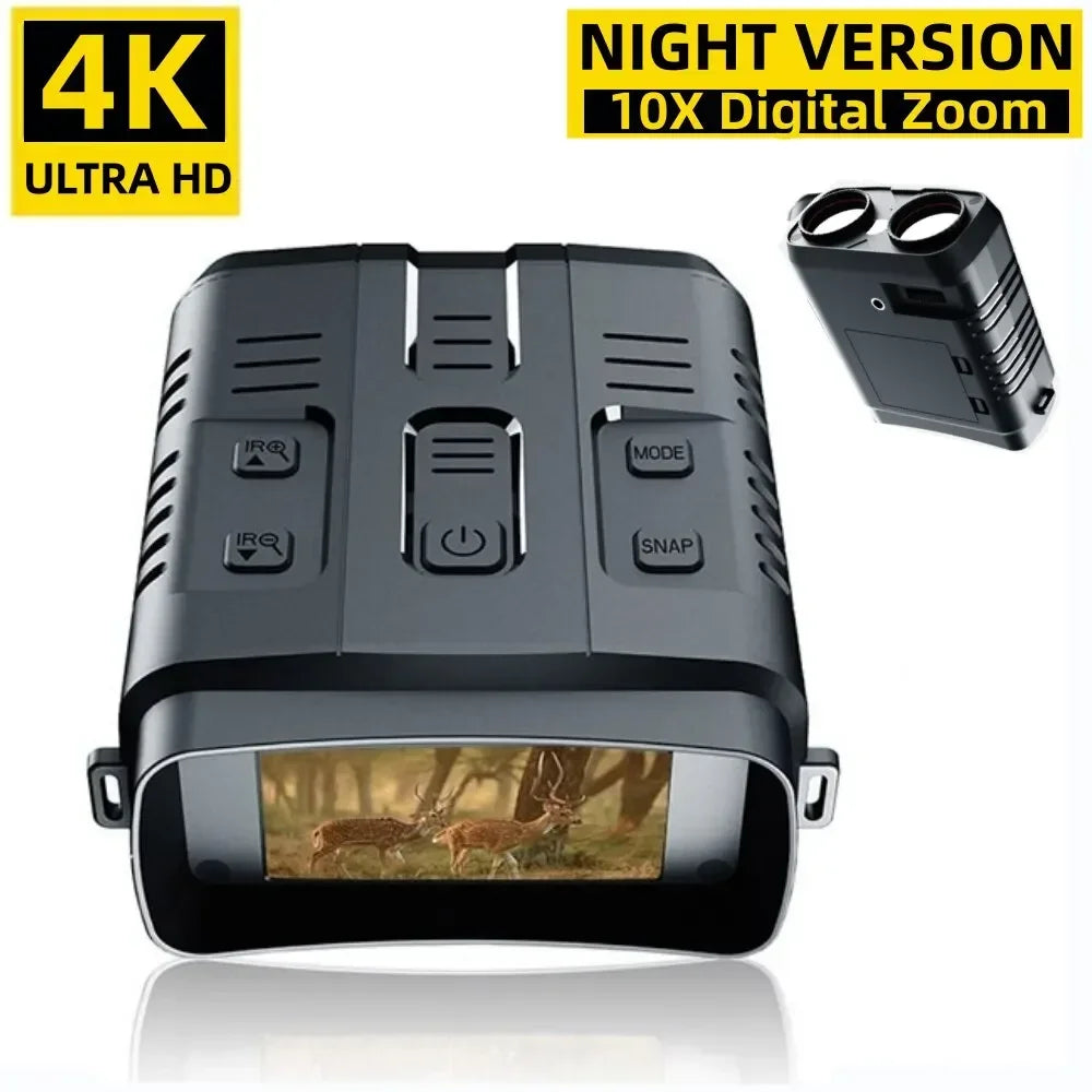 4K Infrared Night Vision Binoculars 10x Zoom WiFi Telescope