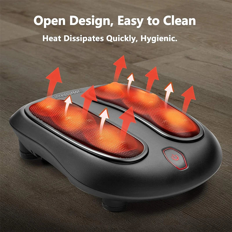 Electric Foot Massager with Heat: Deep Kneading by Nekteck