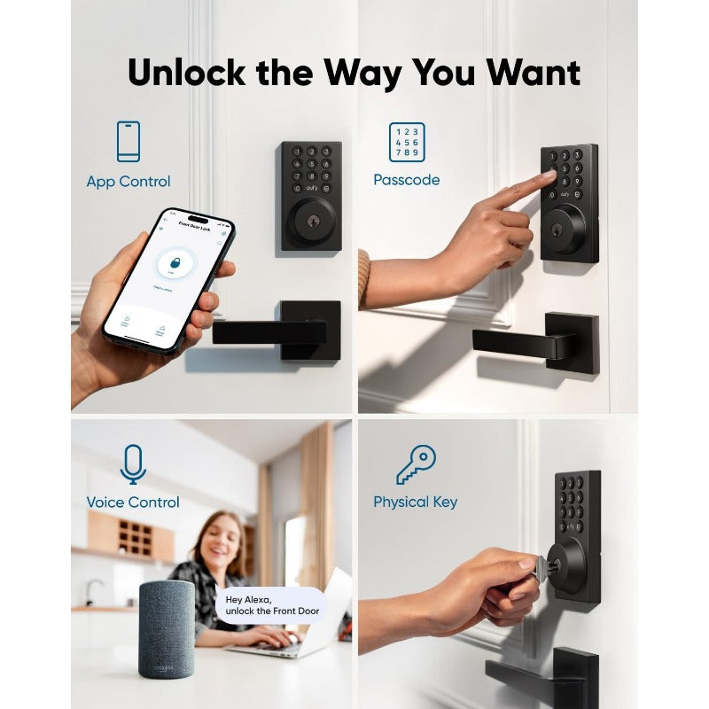 Smart Lock C30: Keyless WiFi Deadbolt for Front Door