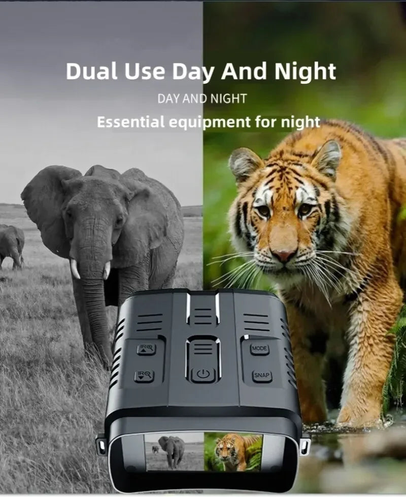 4K Infrared Night Vision Binoculars 10x Zoom WiFi Telescope