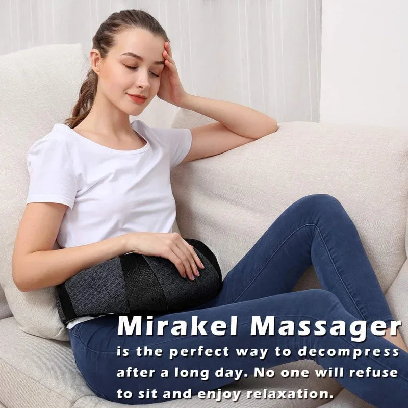 Shiatsu Neck & Shoulder Massager - Heated Deep Tissue Relief