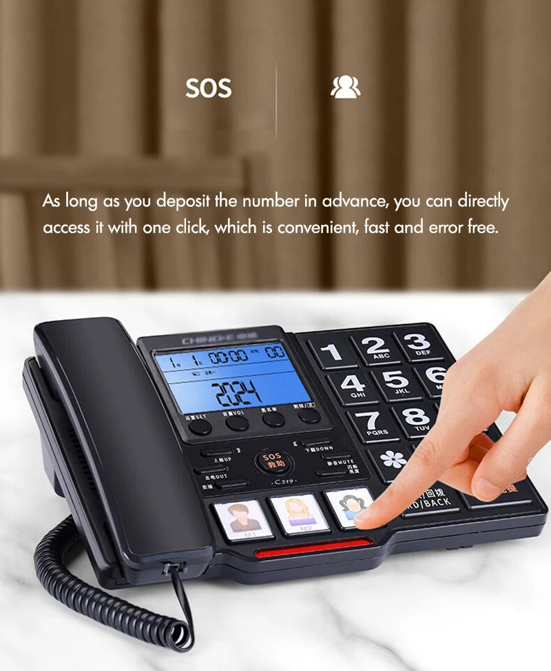 Big Button Senior Phone: Voice, Caller ID, Call Block
