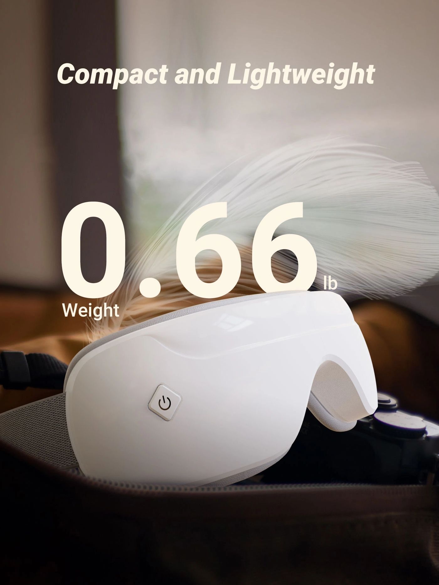 Eye Massager with Heat & Music - MERACH Smart Eye Mask