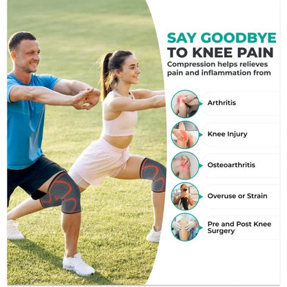 Knee Braces for Pain Relief - Compression Sleeve Support