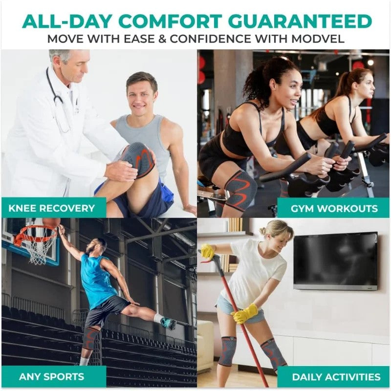 Knee Braces for Pain Relief - Compression Sleeve Support