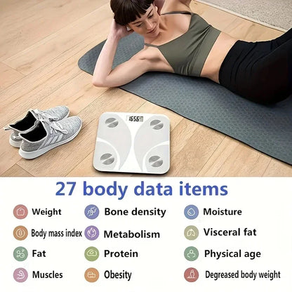Bluetooth Body Fat Scale - Ultra Precision Weight Loss Tool