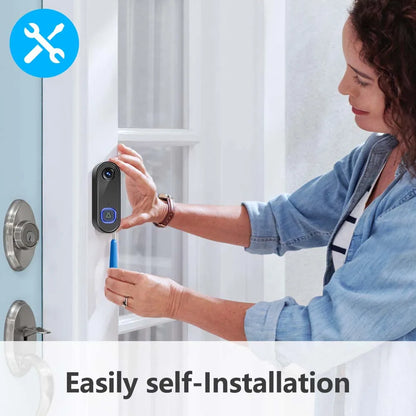 Tuya 1080P WiFi Video Doorbell - Alexa & Google Compatible