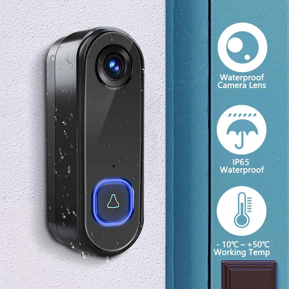 Tuya 1080P WiFi Video Doorbell - Alexa & Google Compatible