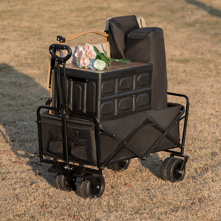 500lbs Heavy Duty Folding Cart - Beach & Camping Wagon