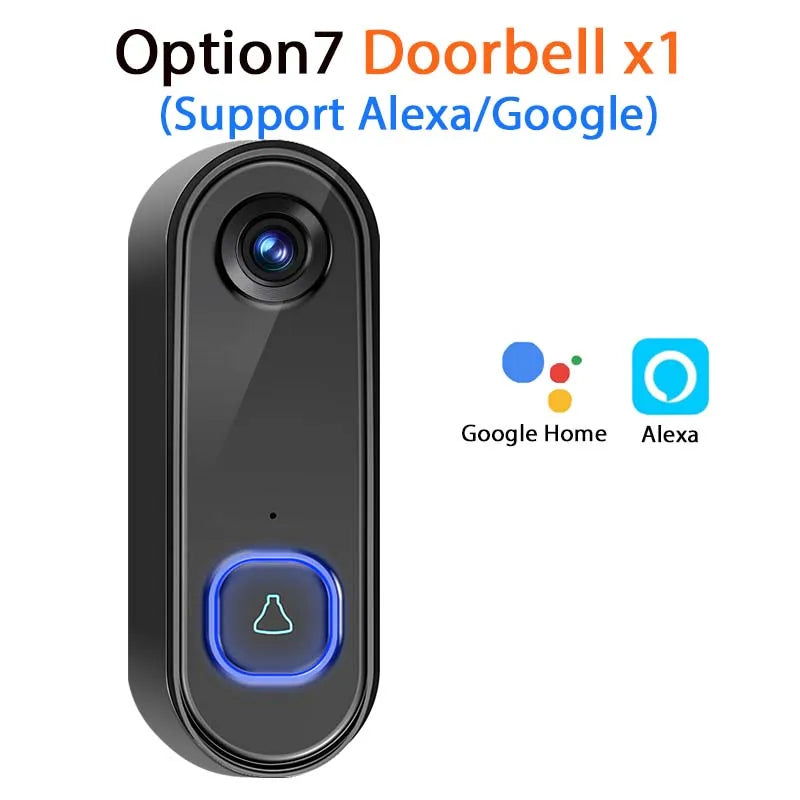 Tuya 1080P WiFi Video Doorbell - Alexa & Google Compatible