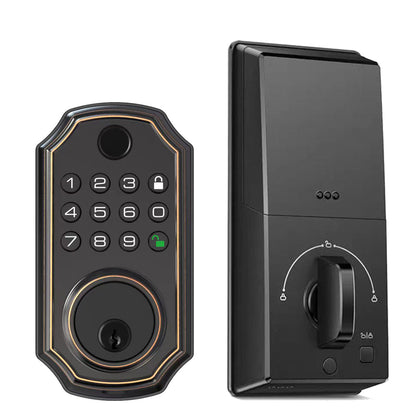 Fingerprint Smart Deadbolt Keyless Entry Lock Bluetooth