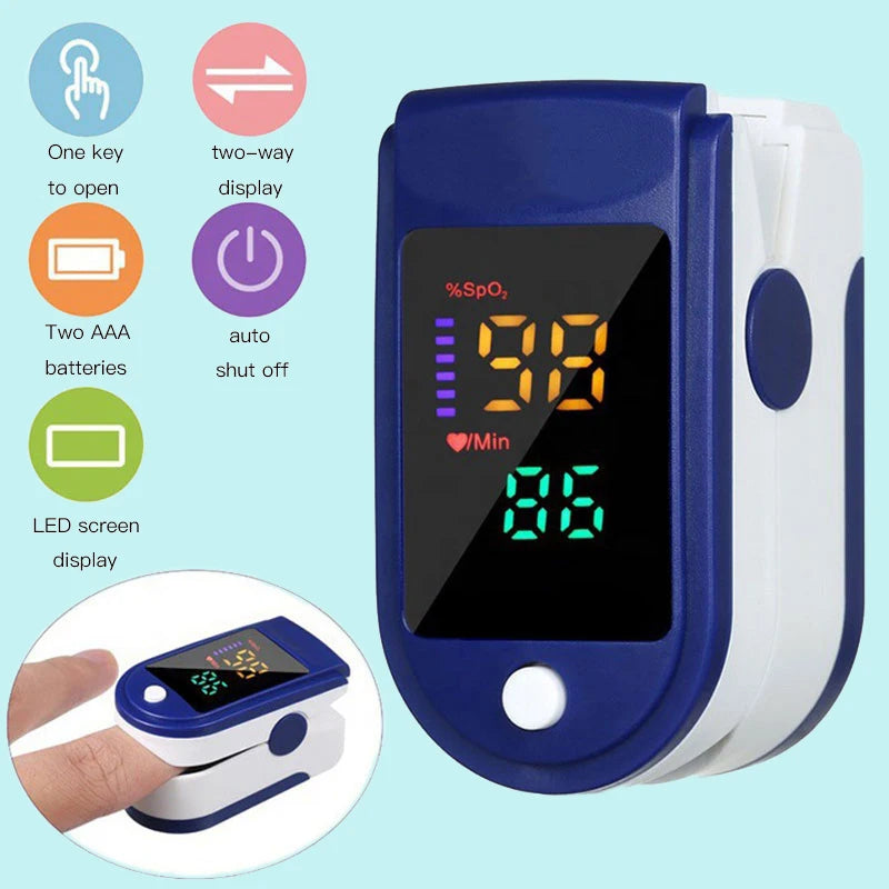 Pulse Oximeter Finger Clip - Accurate Oxygen Monitor
