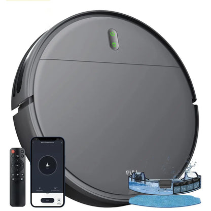 6000Pa Robot Vacuum Cleaner - Auto Charge & App Control