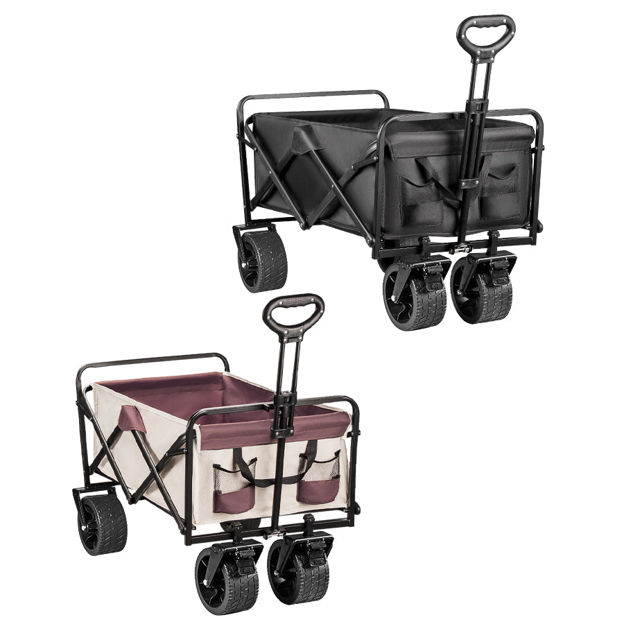 500lbs Heavy Duty Folding Cart - Beach & Camping Wagon
