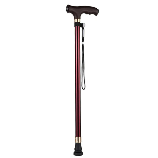 LED Aluminum Walking Stick: Sturdy Aid for Elderly Men