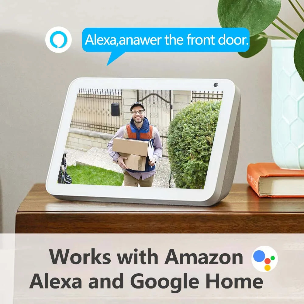 Tuya 1080P WiFi Video Doorbell - Alexa & Google Compatible